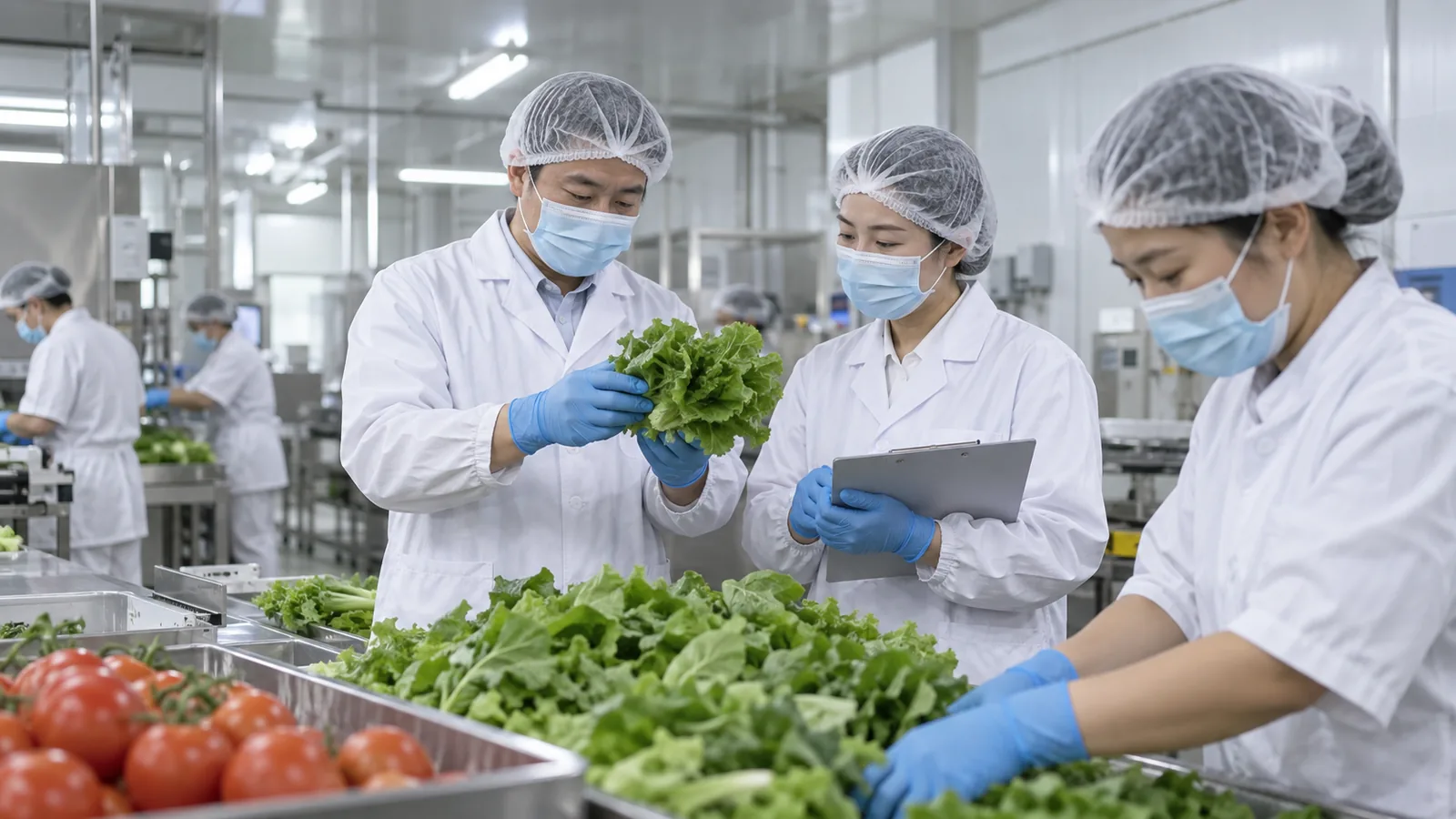 原料验收场景示意